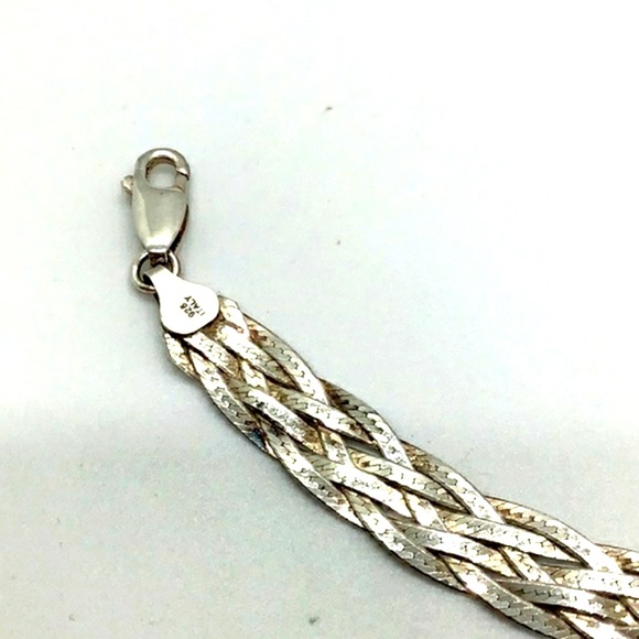 Sterling Silver mesh tested bracelet EUC - Picture 2 of 4